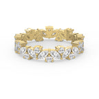 Cluster Design Round & Marquise Diamond Ring