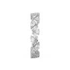 Alternating Baguette & Round Diamond Design Ring