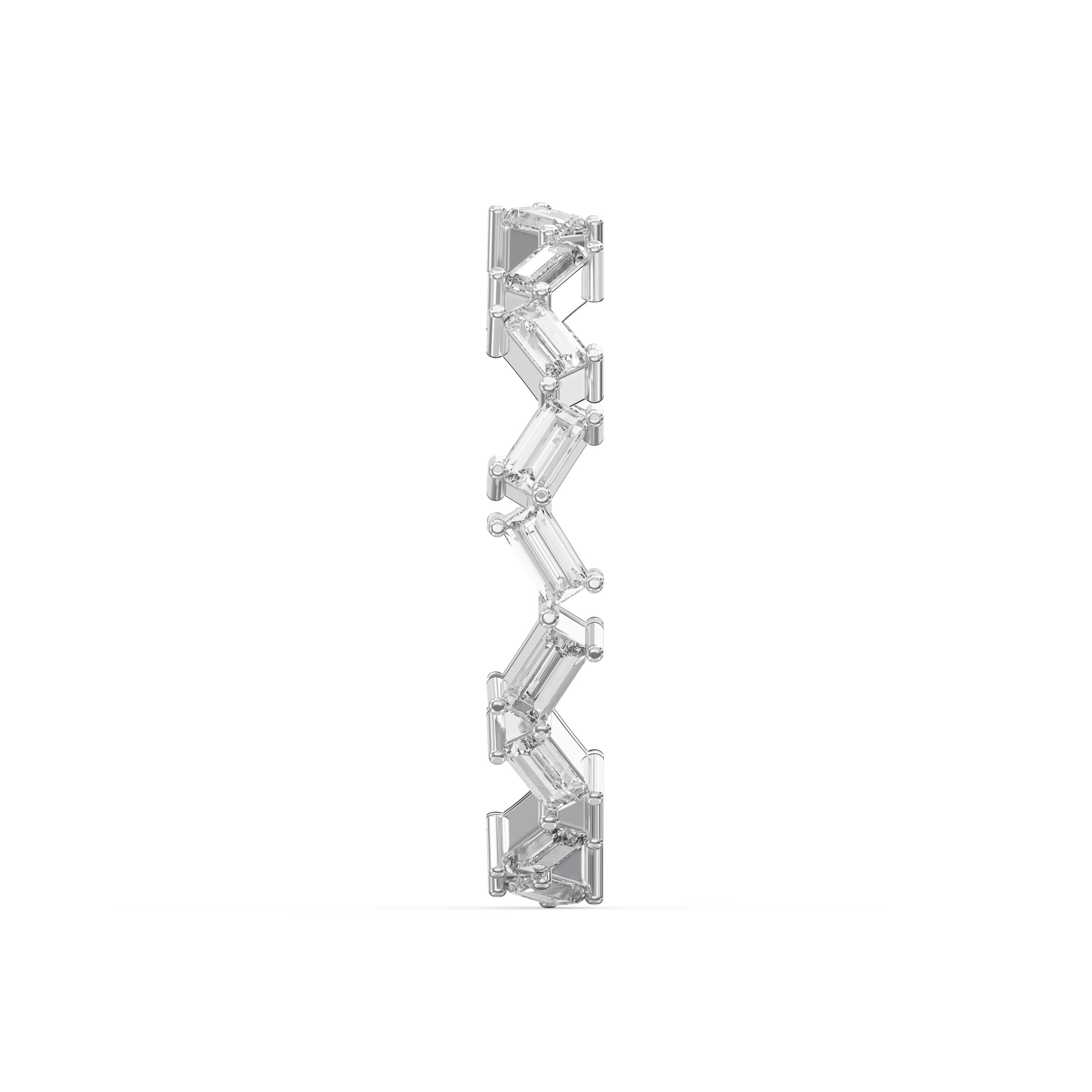 Mordent Zig Zag Baguette Diamond Ring