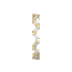 Mordent Zig Zag Baguette Diamond Ring