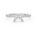 Elegant Floral Marquise and Round Diamond Ring