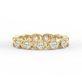 Bezel Setting Round Shape Diamond Ring