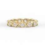Bezel Setting Round Shape Diamond Ring