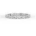 Luxury Round Baguette Cut Diamond Duo Ring