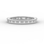 Migraine Detailing Alternating Baguette Cut Ring