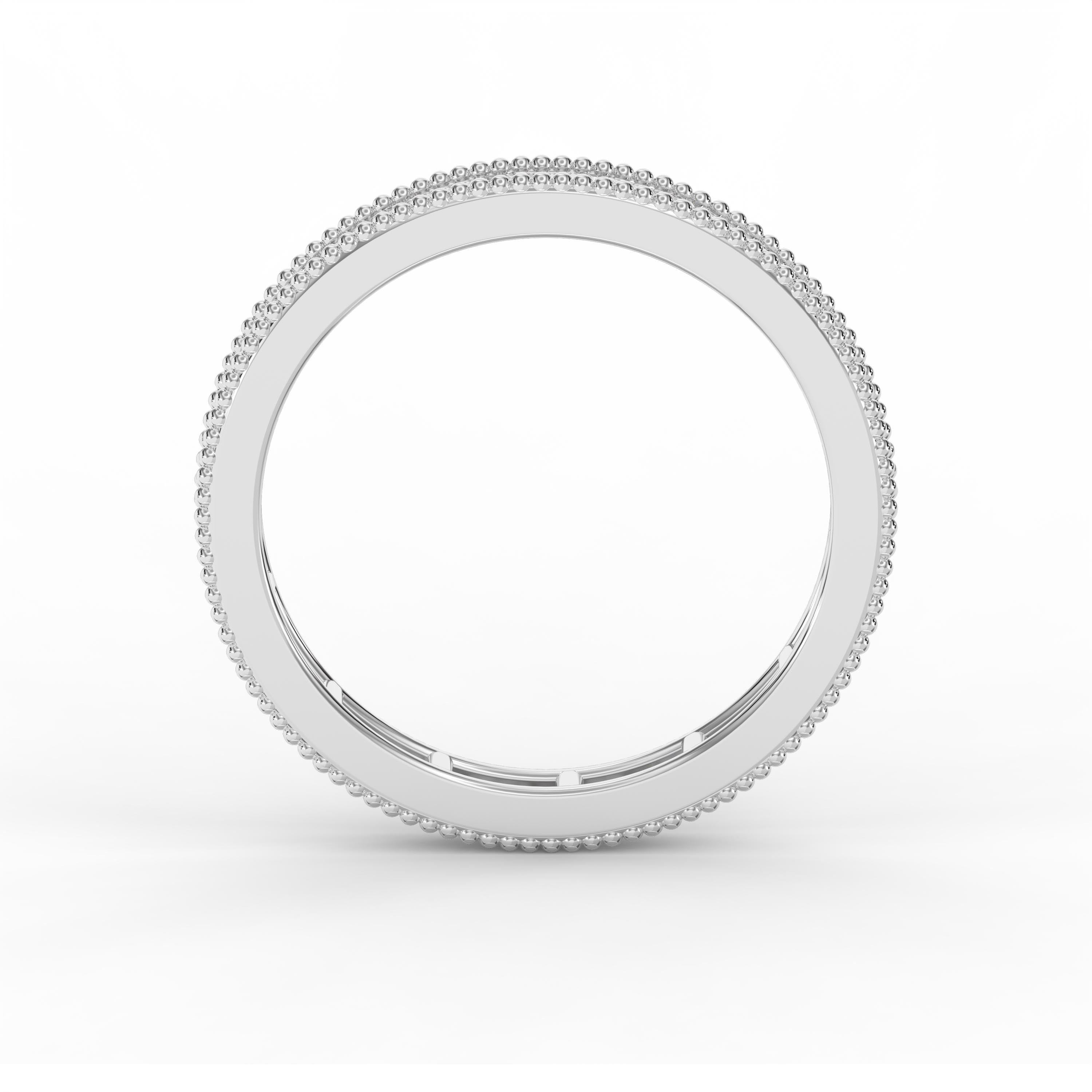 Migraine Detailing Alternating Baguette Cut Ring