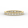 Migraine Detailing Alternating Baguette Cut Ring