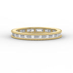Migraine Detailing Alternating Baguette Cut Ring