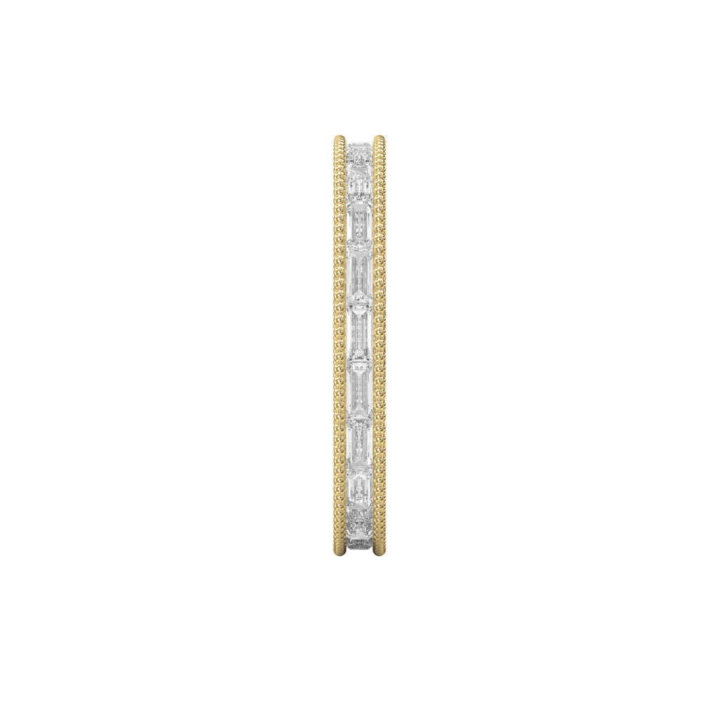 Migraine Detailing Alternating Baguette Cut Ring