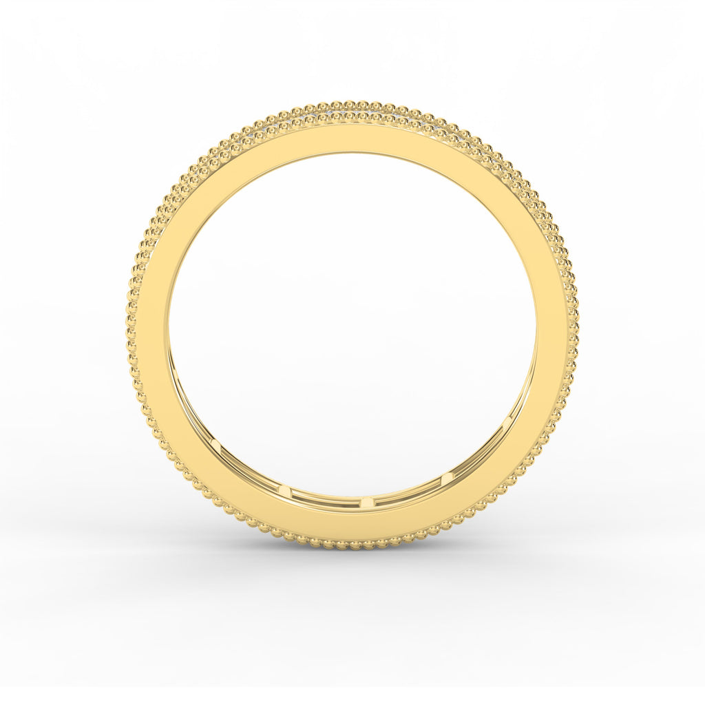 Migraine Detailing Alternating Baguette Cut Ring
