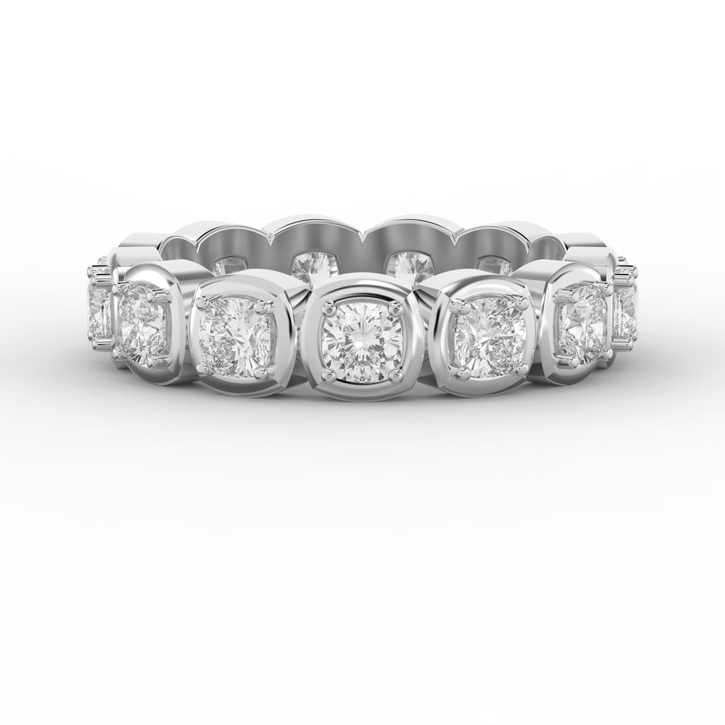 Timeless Luxury Eterna Cushion Square Diamond Ring
