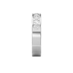 Channel Set Round Diamond Half Ring