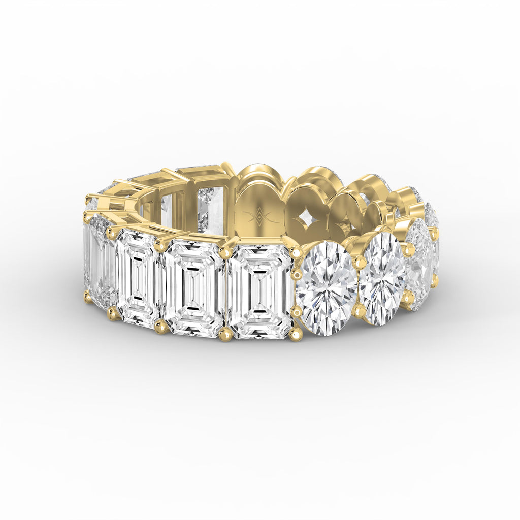 Luxury Mixed Cut Diamond Full Diamond Ring