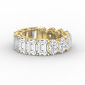 Luxury Mixed Cut Diamond Full Diamond Ring