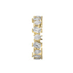Two Shape Diamond Full Circle Ring
