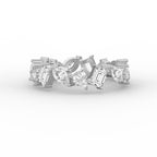 Contemporary Three Shape Diamond Ring
