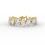 Contemporary Three Shape Diamond Ring