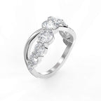Round Brilliant Cut 9-Stone Diamond Ring