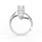 Forward Stackable 4 Stone Design Fashion ring
