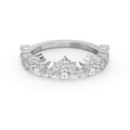 Marquise & Round Diamond Stackable Design Fashion Ring