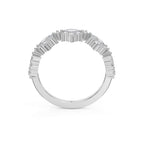 Marquise & Round Diamond Stackable Design Fashion Ring