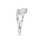 Toi et Moi Pear & Round Diamond Fashion Ring
