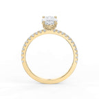 Oval Cut Lab Grown Diamond Engagement Ring