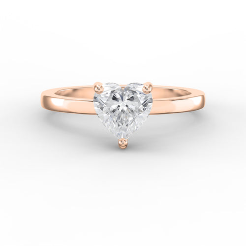 Amour Whisper Heart Hidden Halo Ring