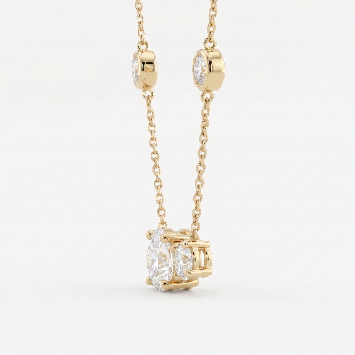 Round Diamond Minimalist Luxury Pendant