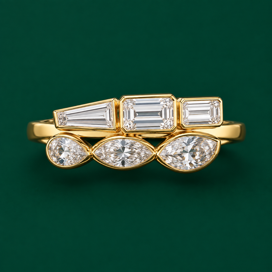 Baguette and Marquise Band
