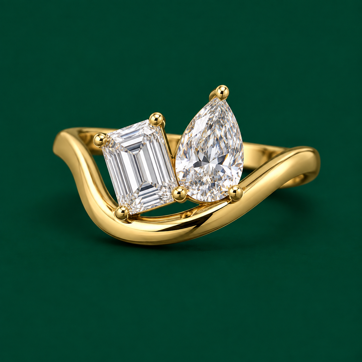 Toi et Moi Ring, view 2