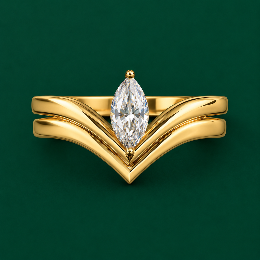Marquise Nesting Ring