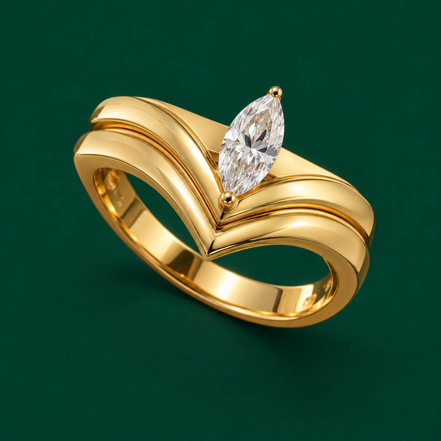 Marquise Nesting Ring