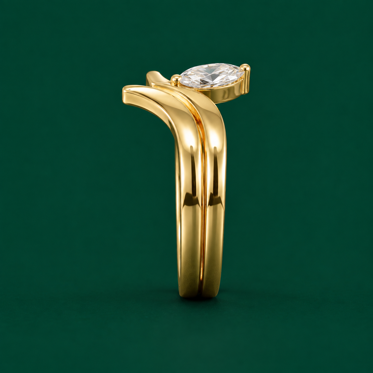 Marquise Nesting Ring, view 4