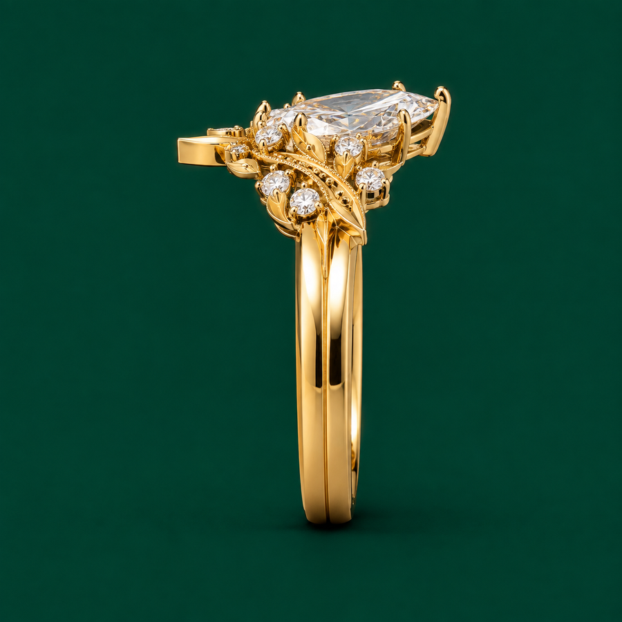 Marquise Vine Ring