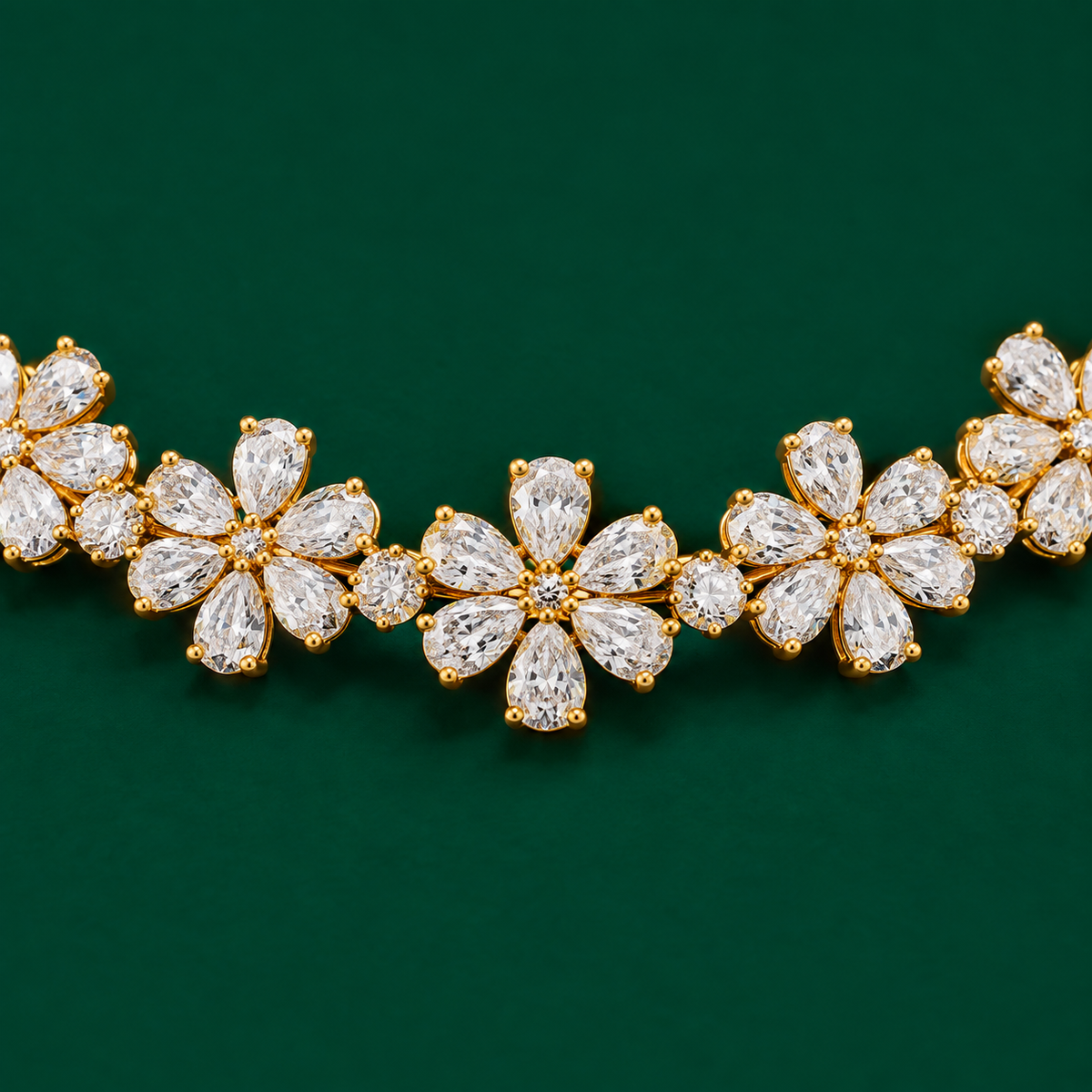 Floral Riviera Necklace, view 3