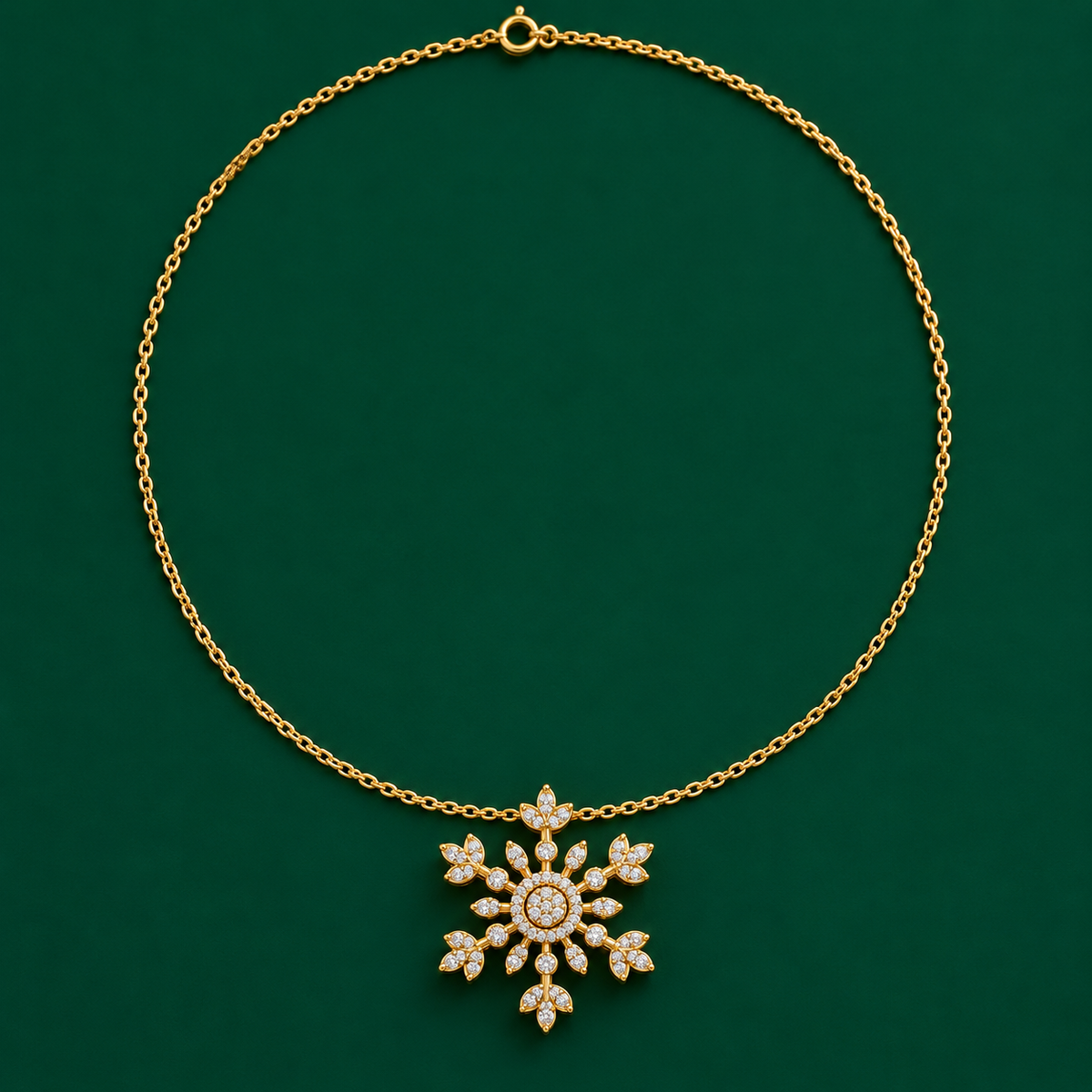 Snowflake Pendant Necklace