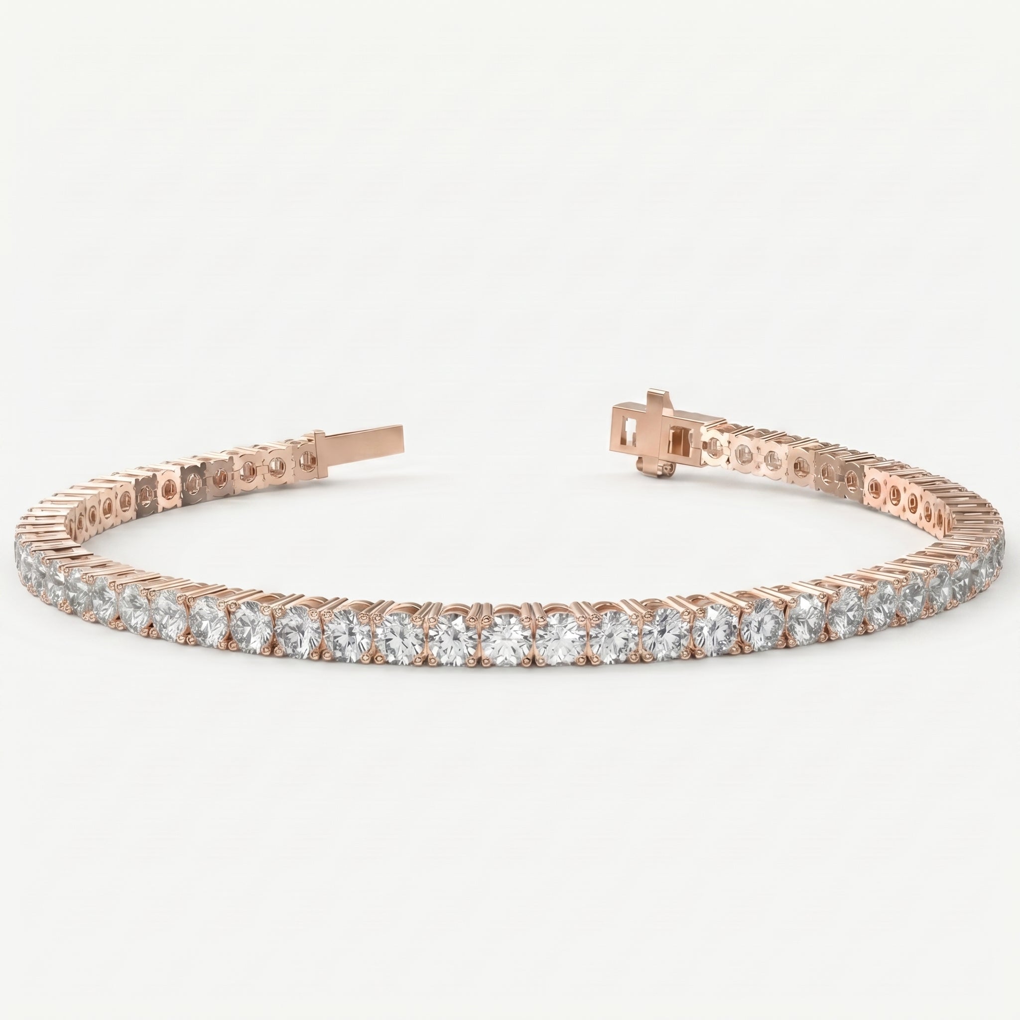 Round Diamond Tennis Bracelet