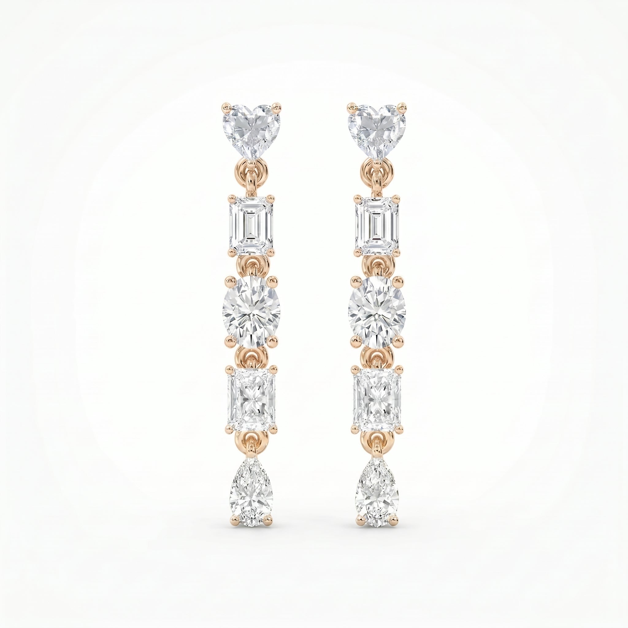Elegant Multi Drop And Dangle Earring