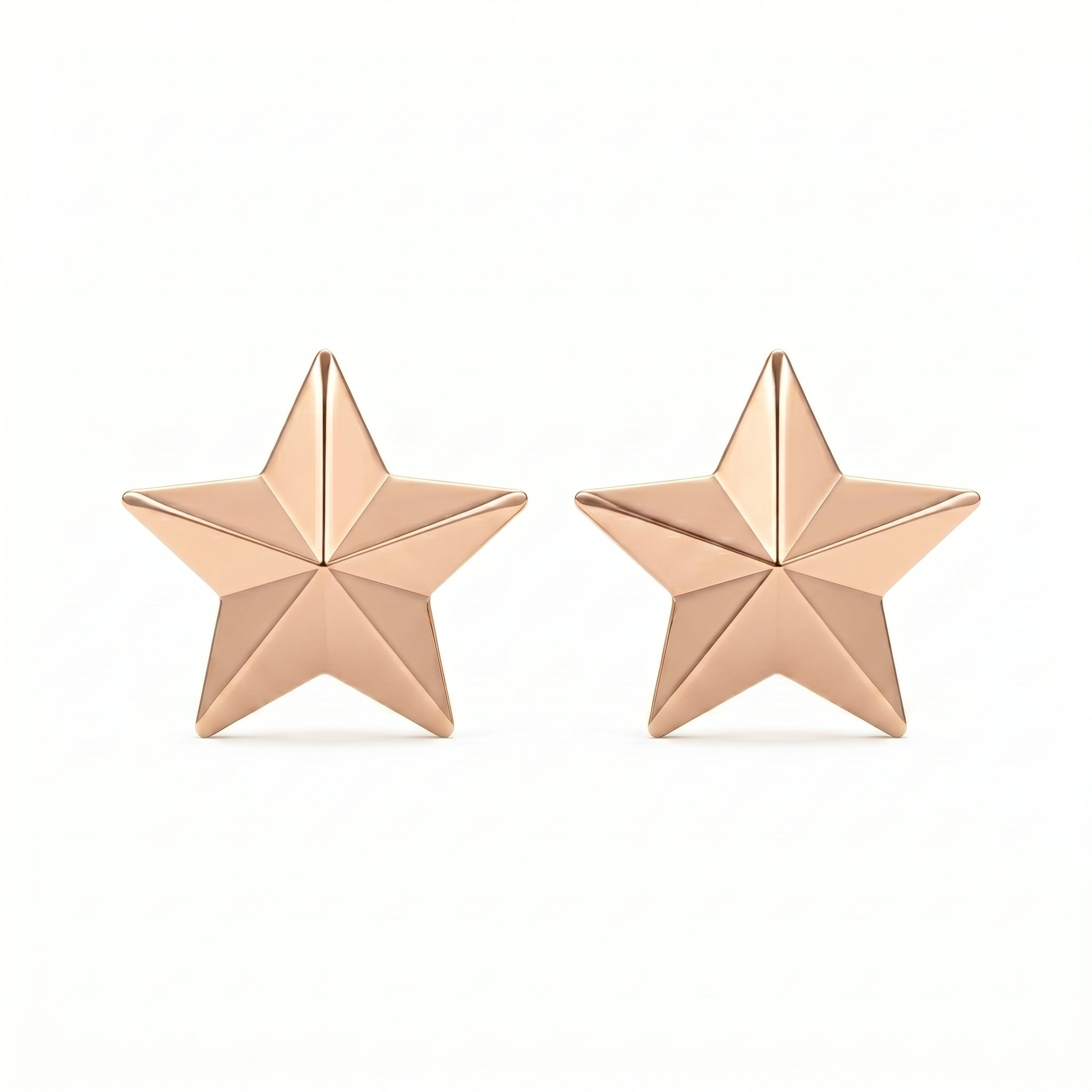 Shine Bright with Star Emblem Fashion Earrings