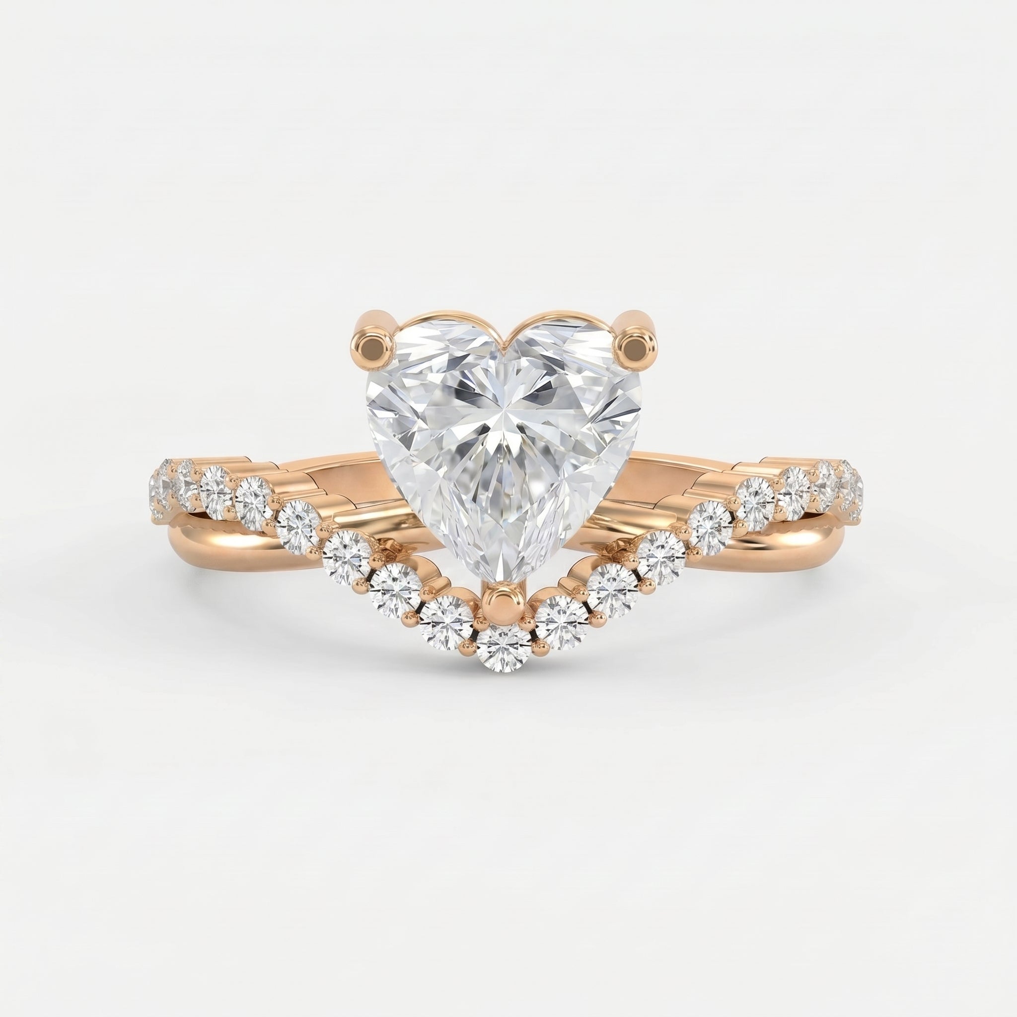 Vow point Heart Ring