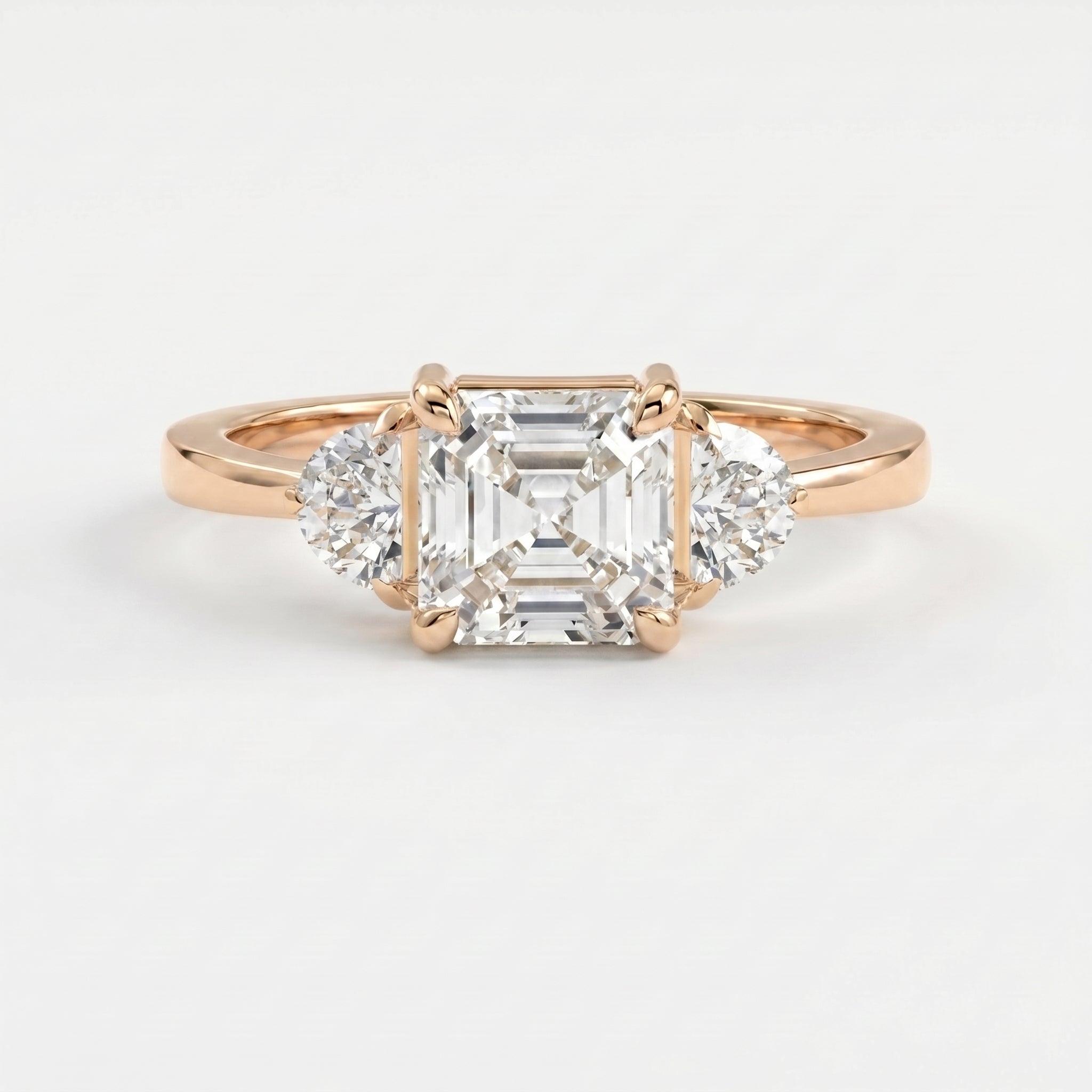 Regalia Steps Asscher Ring