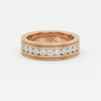 Men’s Half Eternity Handmade Diamond Band  ( 1.00-1.10 ct. )