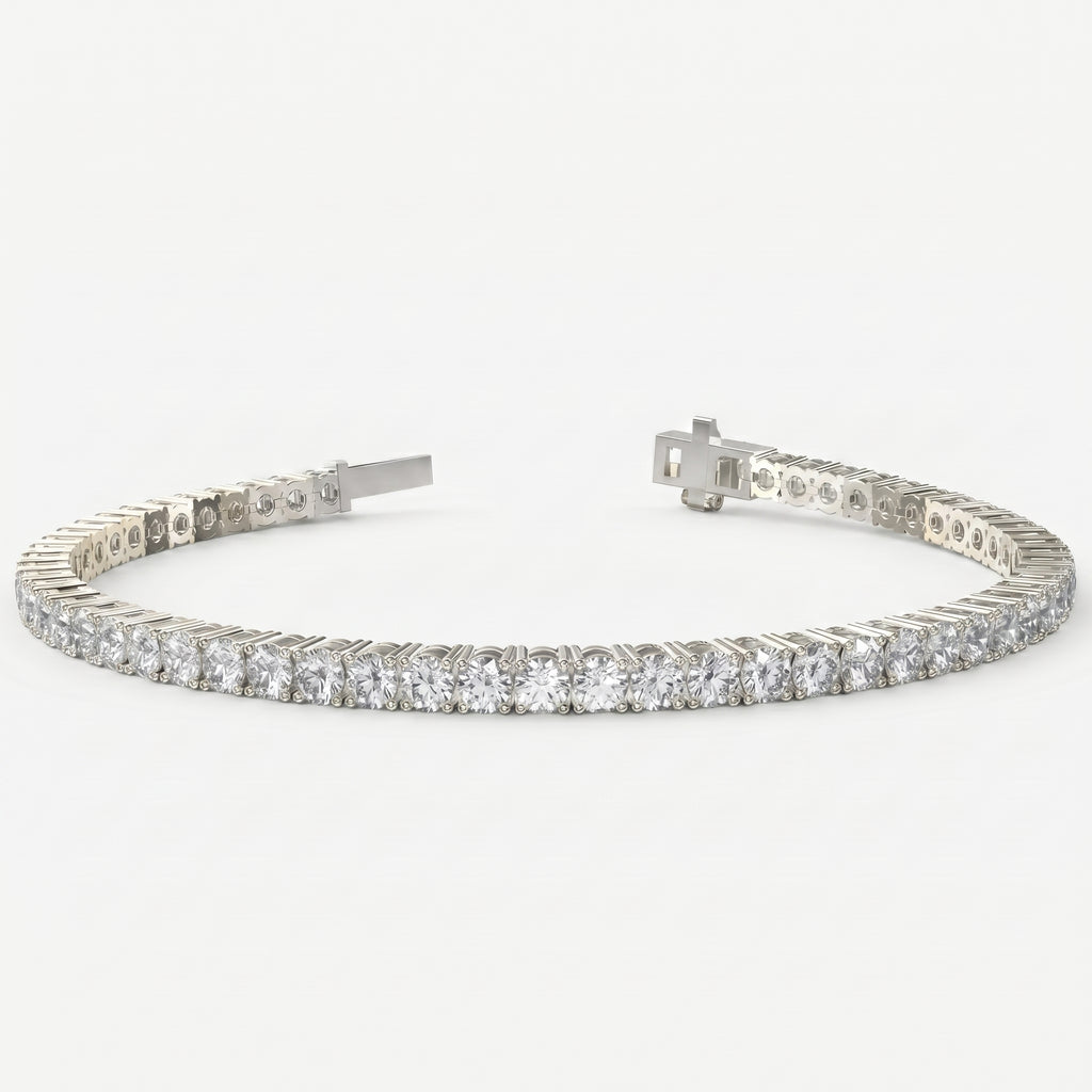 Round Diamond Tennis Bracelet