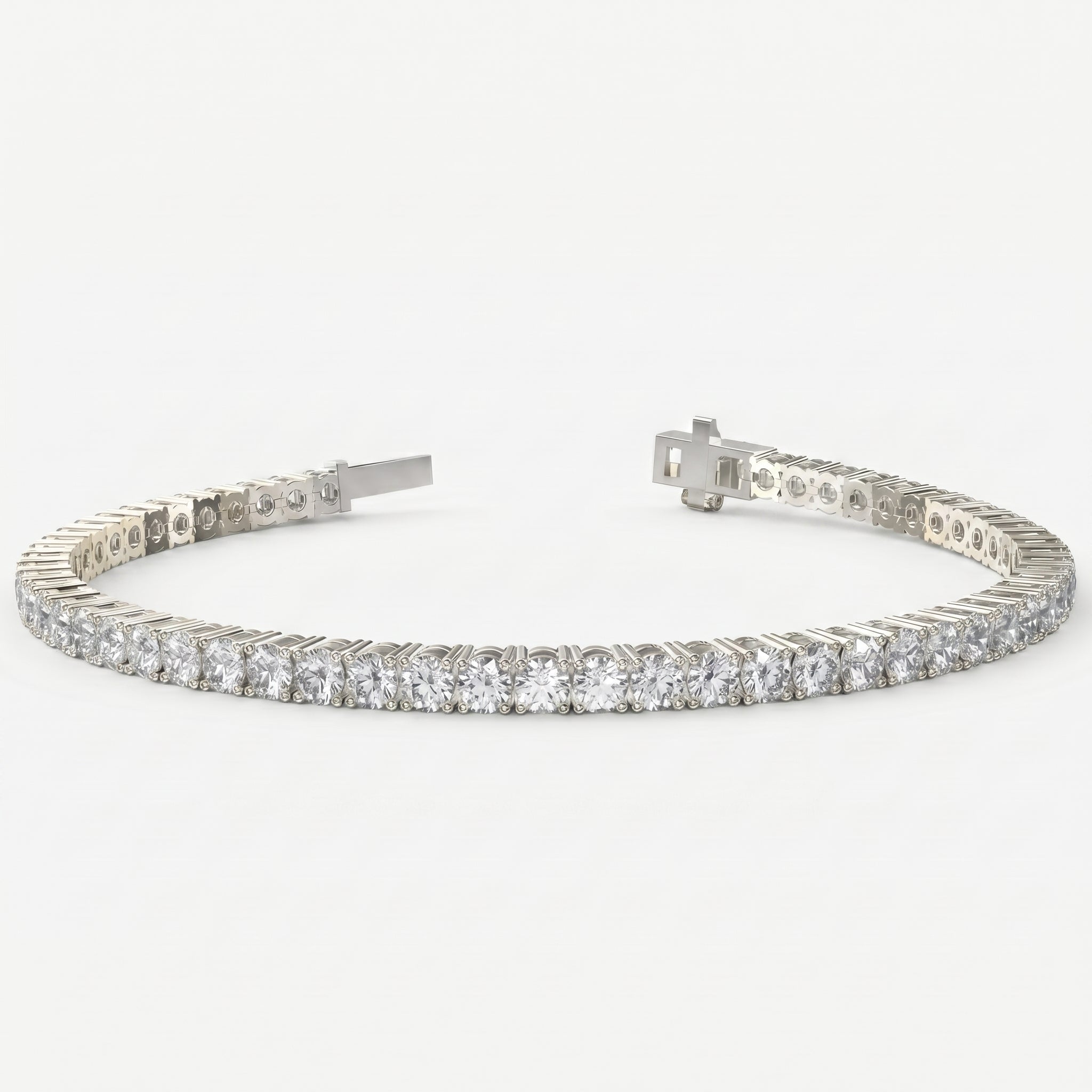 Round Diamond Tennis Bracelet
