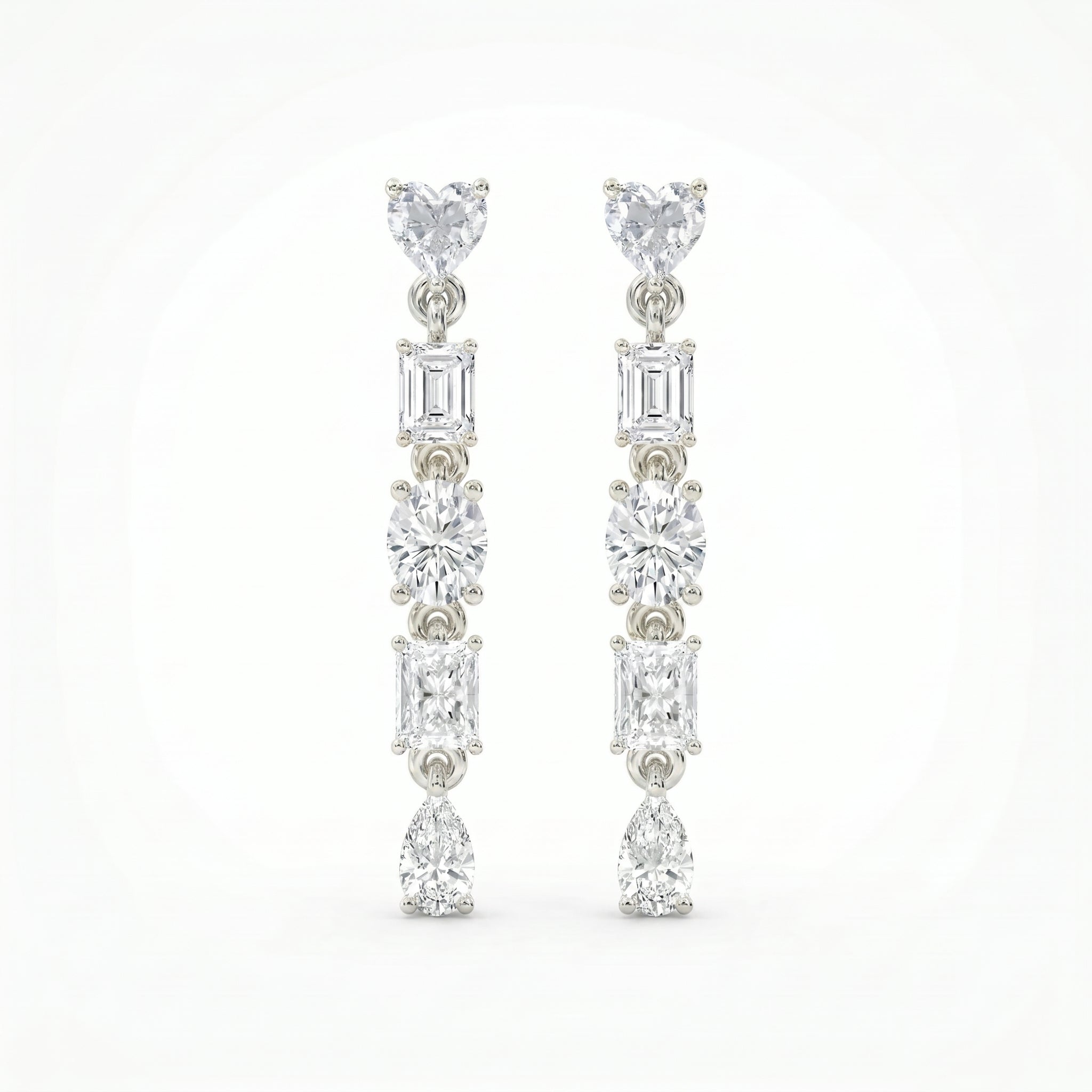 Elegant Multi Drop And Dangle Earring