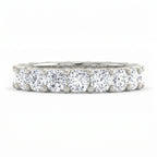 Cushion Cut Diamond Full Eternity Wedding Ring