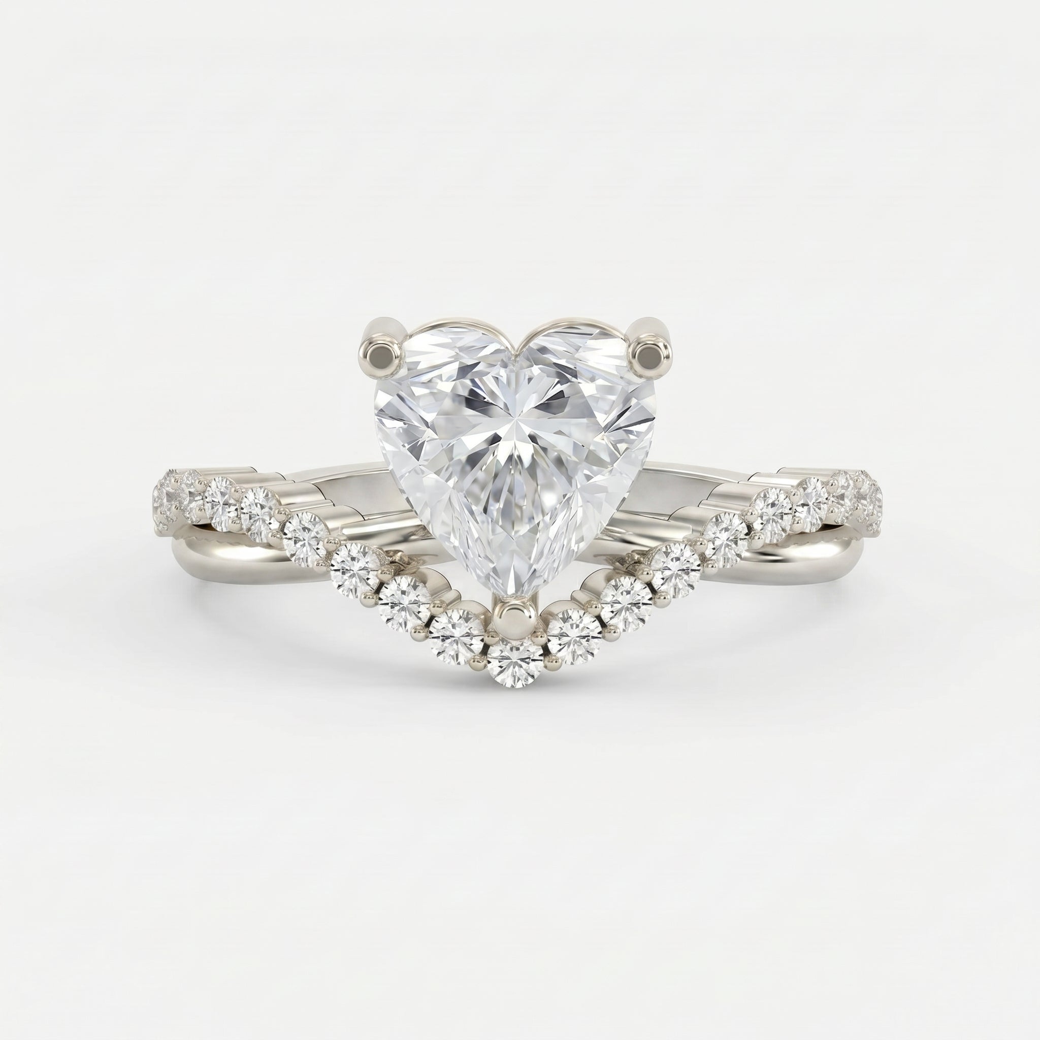 Vow point Heart Ring