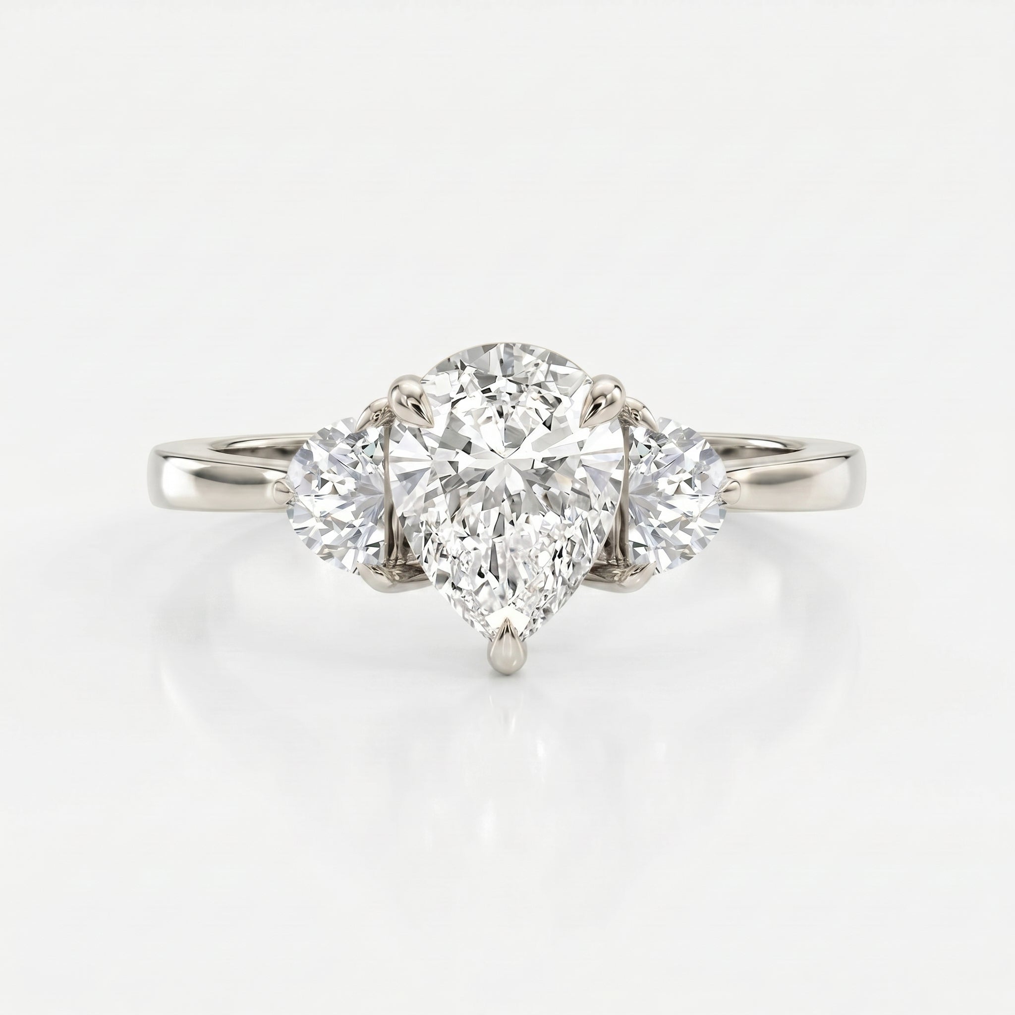 Everlasting Tear Pear Ring