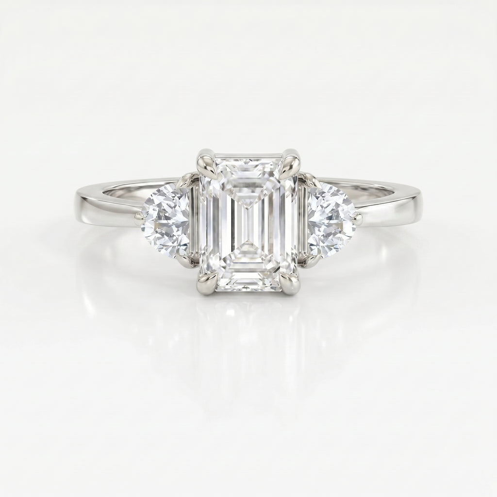Legacy Line Emerald Ring